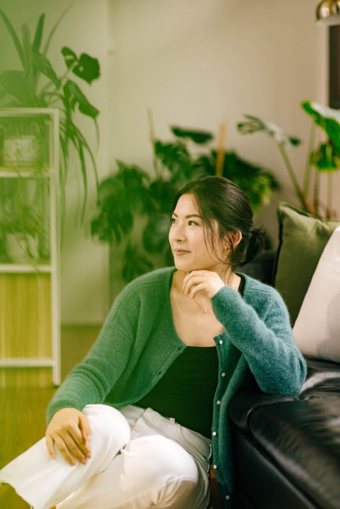 Portrait of Audrey Shiu, sustainability consultant for beauty and personal care brands